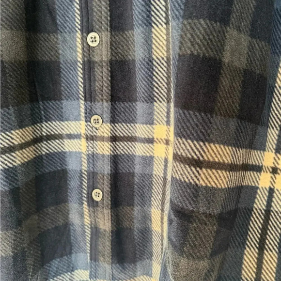 Men's Freedom Foundry Plaid Soft Fleece Shirt Green & Blue Size XXL NWT - Picture 6 of 11